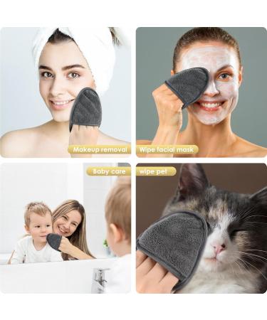 Buy SINLAND Reusable Makeup Remover Pads - Gentle Microfiber Cleansing Cloths for All Skin Types | Pack of 12 with Laundry Bag - Eco-Friendly & Perfect for Face Eyes Lips - Buy Online on SooperMarket.com