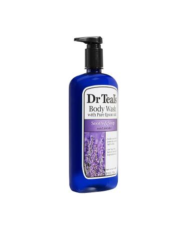 Dr Teal's Lavender Epsom Salt Body Wash 24oz - Soothing & Moisturizing Formula - Buy Online on SooperMarket.com