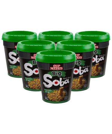Nissin-Noodles Big Soba Cups Teriyaki 6x113g