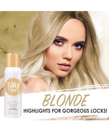 Punky Temporary Hair Highlight Spray Natural Blonde 3.5 oz x 2 Pack 3.5 Ounce (Pack of 2) Natural Blonde - Buy Online on SooperMarket.com
