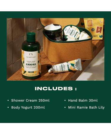 The Body Shop Almond Milk Essentials Gift Set - Hydrating Vegan Skincare for Dry Skin - Buy Online on SooperMarket.com