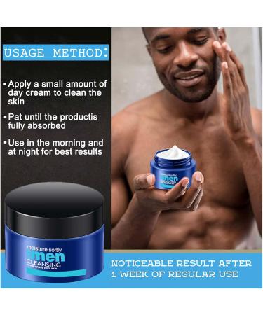 Trendyfave Mens Moisturiser Face Cream 120ML Organic Mens Skincare Face Moisturiser Anti Aging Day & Night Cream for Women and Men Brighten Hydrate and Boosts Skin Elasticity For All Skin Types - Buy Online on SooperMarket.com