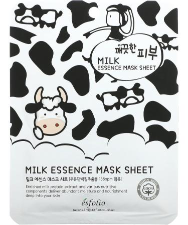 Esfolio Pure Skin Milk Essence Sheet Masks (10 Masks) - Buy Online on SooperMarket.com