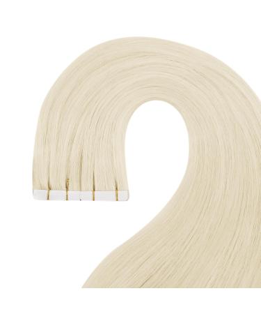 Youngsee 50cm Blonde Real Hair Tape Extensions - Virgin Remy Hair - 5pcs #1000 - Smooth & Seamless - Buy Online on SooperMarket.com