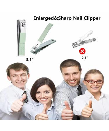 High-Quality Manicure Set for Men & Women - Portable Nail Care Kit with Travel Case | Perfect Gift for Grooming & Parties - Buy Online on SooperMarket.com
