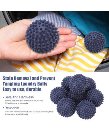 Laundry Ball Prevent Tangle Reusable Fabric Softener Ball Stain Removal PVC Material for Washing Machine - Buy Online on SooperMarket.com