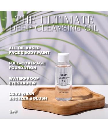 CCbeauty Natural Oil Cleanser for Oil-Based Makeup Removal - Vegan and Paraben-Free - 50ml - Buy Online on SooperMarket.com