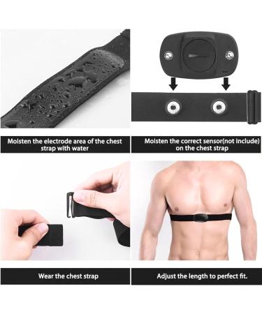 Buy Asinfter Chest Belt Strap for Sports - Wireless Heart Rate Monitor | Black - International Shipping Available - Buy Online on SooperMarket.com