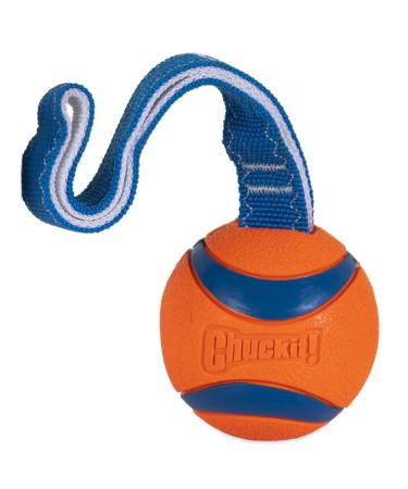 Chuckit! Ultra Tug Dog Toy With Rubber Ball Tug Of War Interactive Fetch Toy for Dogs Large