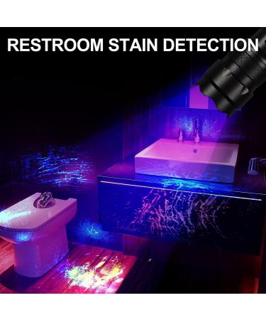 Ultrafire UV Flashlight - Super Power 395-405NM LED Black Light for Leak Detection Pet Stains & Bed Bugs - International Shipping Available - Buy Online on SooperMarket.com