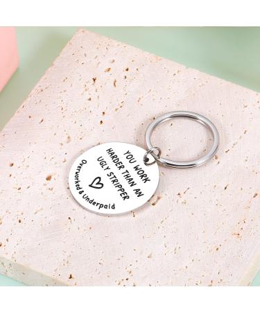 STVK Employee Appreciation Keychain: Funny Thank You Gift for Coworkers - Farewell, Retirement, Inspirational Gifts for Him/Her - Buy Online on SooperMarket.com