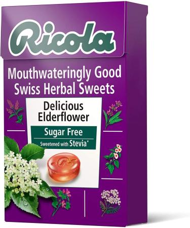 (12 PACK) - Ricola - Elderflower SF Lozenges Box | 45g | 12 PACK BUNDLE - Buy Online on SooperMarket.com