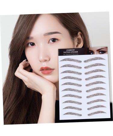Gogogmee Authentic Eyebrows 4pcs Eyebrow Stickers Waterproof Stickers Hair-like Eyebrows Water Transfer Eyebrow Sticker Cosmetic - Buy Online on SooperMarket.com