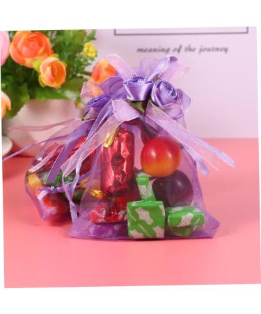 STOBAZA Candy Pouches 12pcs s Candy Bags Clear Bags for Clear Goodie Bags Drawstring Bag Bag Bow Tie - Buy Online on SooperMarket.com