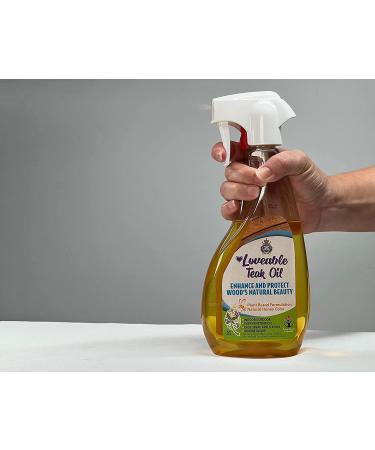 Ecodecors Teak Oil - 16 oz: Protective Sealer & Wood Preserver for Indoor/Outdoor Furniture - Restores Teak, Prevents Deterioration - Buy Online on SooperMarket.com