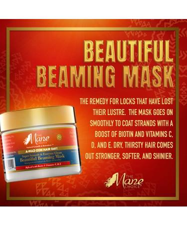 The Mane Choice A-MAZ-ZON HAIR DAY - Deep Conditioning Hair Mask for Dry Hair | Biotin & Vitamins C D E (12 OZ) - Shop Internationally - Buy Online on SooperMarket.com