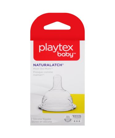 Playtex NaturaLatch Y-Cut Nipple 2-Count