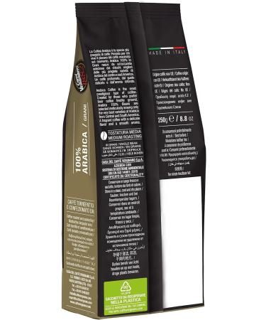 Caff Vergnano 1882 100% Arabica Coffee Beans - 250g Pack | Premium Italian Coffee for International Shipping - Buy Online on SooperMarket.com