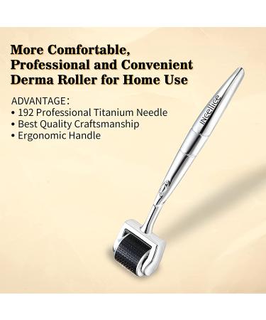 Incellice 192 Titanium Needles Derma Roller for Hair Growth in Women and Men 1.0 - Buy Online on SooperMarket.com