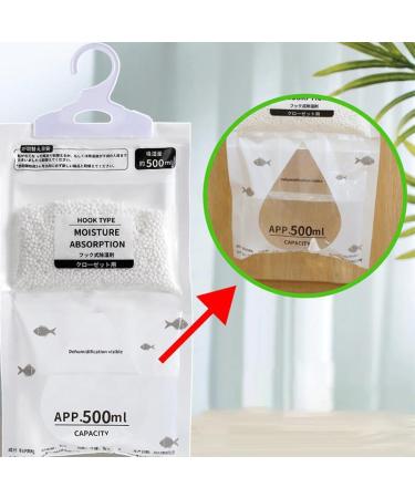 Anulely Moisture Absorber - Air Freshener & Dehumidifier Bag for Cabinet Wardrobe Bathroom Kitchen & More - 1 Upgraded Bag - Buy Online on SooperMarket.com