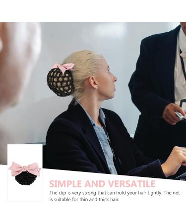 GALPADA 1pc Flower Head Vintage Hair Clips Professional Hair Clips Crochet Hook Lady Gift Hair Clips for Women Beaded Women Bun Cover Hair Bun Cover Buns Fabric Office Mesh Mirror Pink - Buy Online on SooperMarket.com
