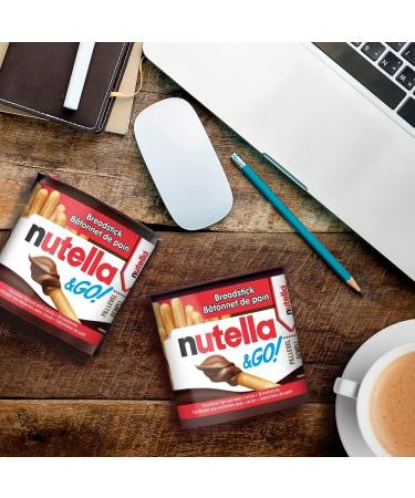 NUTELLA & GO! Hazelnut And Cocoa Spread With Breadsticks Snack Packs Perfect Bulk Snacks for Kids 52 Grams Pack of 4 Nutella & GO! 4 Pack - Buy Online on SooperMarket.com