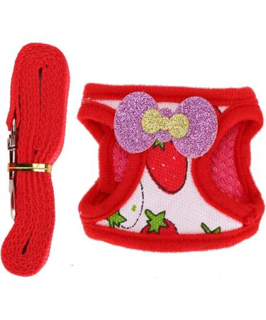 Fdit Small Animals Harness and Leash Set Soft Harness with Lead for Rabbits Bunny Rabbits Adjustable Harness (S) - Buy Online on SooperMarket.com