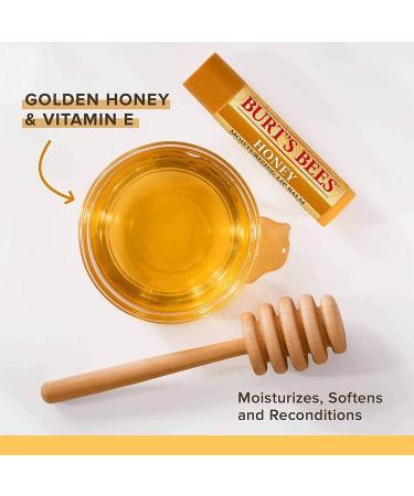 Burt's Bees Honey Lip Balm 4.25g - Moisturizing Natural Lip Balm with Beeswax & Vitamin E - Pack of 1 - Buy Online on SooperMarket.com
