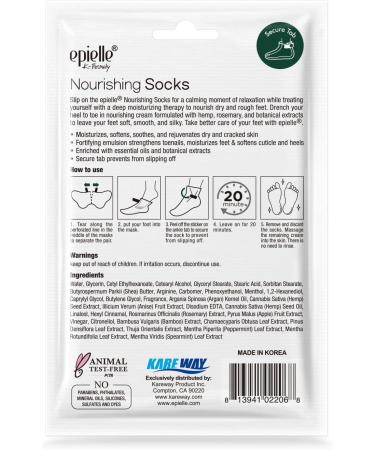 New Epielle Lavender Socks and Gloves Gift Set for Women | Moisturizing Cream & Lotion | 12 Pack Spa Beauty Gifts | Mother's Day Gift - Buy Online on SooperMarket.com