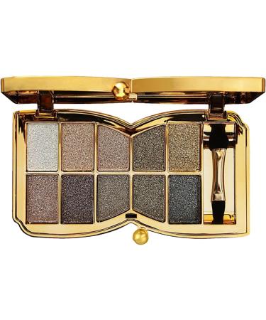 10 Colors Glitter Eyeshadow Pallet Shimmer Colorful Eyeshadow Palette Makeup Diamond Bright Makeup Shimmery Highly Pigmented Waterproof Long-lasting Sweatproof Practice Make Up - Buy Online on SooperMarket.com