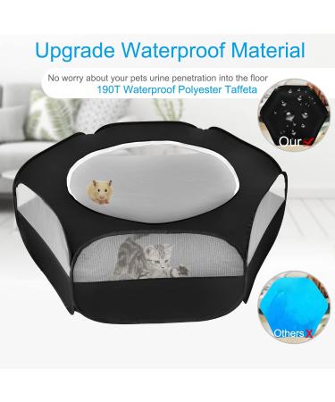 XIRGS Small Animal Playpen with Top Cover - Waterproof Portable Pet Cage Tent for Outdoor Exercise - Ideal for Cats, Rabbits, Hamsters, and More - Buy Online on SooperMarket.com