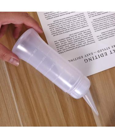 Lurrose 3pcs 260ml Hair Dye Bottles with Angle Tip - Refillable and Graduated for Home and Salon Use - Buy Online on SooperMarket.com