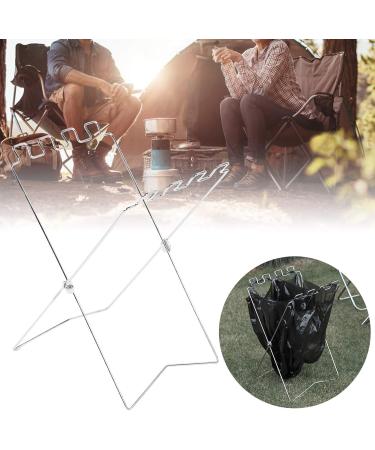 Trash Bags Holder Stand Outdoors Portable Trash Bag Rack Folding Garbage Holder Stand for Camping Picnic BBQ Camping Recycling Suitable in Bedroom Kitchen - Buy Online on SooperMarket.com