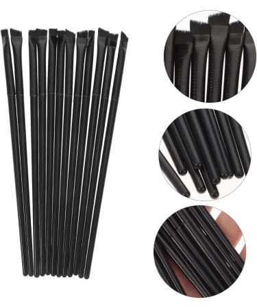 Healeved 24 Pcs Eyeliner Brush Eye Shadow Brush Eye Pencil Eyeliner Makeup Eyeshadow Brushes Black - Buy Online on SooperMarket.com