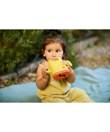 DIDOBABY Didopoucher: Two-in-ONE Anti-Spill Holder for Baby Food Pouches and Juice Bricks - Yellow - Buy Online on SooperMarket.com