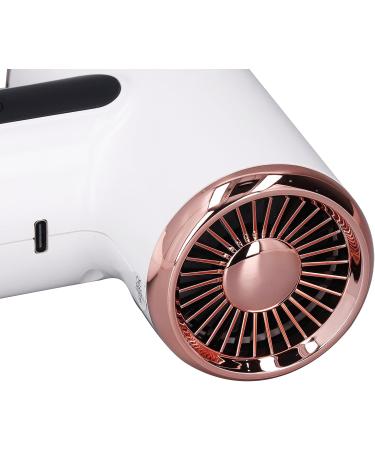 Cordless Hair Dryer 200W Blow Dryer USB Rechargeable Small Hair Blow Dryer Fast Drying Blow Dryer with Nozzle for Camping Beaches Home Travel 15000mAh (US) - Buy Online on SooperMarket.com