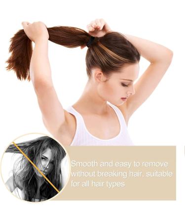 ILamourCar Hair Bands 4mm Elastic Hair Ties Ponytail Holders Hair Bobbles for Women Hair Bobble Elastic Hair Bands Perfect for Women and Girls (30 Black) Black-1 - Buy Online on SooperMarket.com