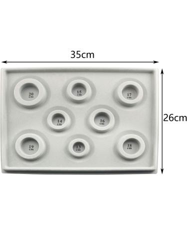 Tegg Bracelet Board: Flocked Bead Beading Jewelry Organizer Tray - DIY Craft Panel - Buy Online on SooperMarket.com