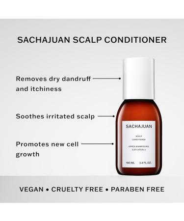 SACHAJUAN Scalp Conditioner - Relieve Dry Itchy Scalp Dandruff & Oily Hair | Salicylic Acid Rosemary Oil Ginger - 3.38 Fl Oz - Buy Online on SooperMarket.com
