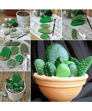 Smooth Painting Rocks 3-4 inches - Pack of 12 for Art Crafts and Decoration - Buy Online on SooperMarket.com