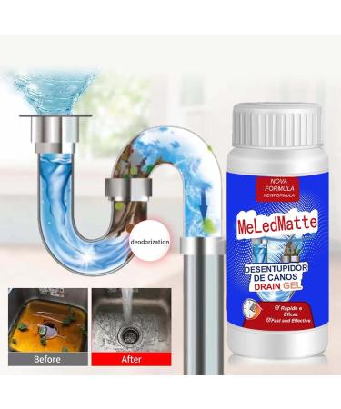Powerful Pipe Dredging Agent Meledmatte Powerful Sink and Drain Cleaner Powerful Pipe Dredging Agent Sink and Drain Pipe Dredging Powder Pipe Dredge Agent Unblock Clogged Drains with Ease (3PCS) - Buy Online on SooperMarket.com