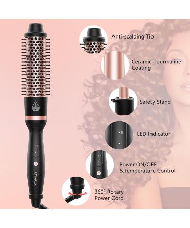Buy O Bella 5 in 1 Curling Iron Set - Interchangeable Ceramic Wands & Thermal Brush | Fast Shipping Worldwide - Buy Online on SooperMarket.com