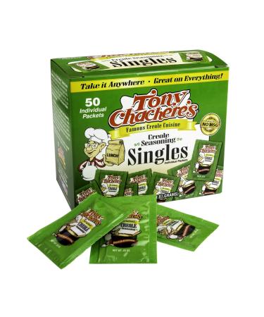 Tony Chachere's Creole Seasoning 05 oz. Packets, 50 Count