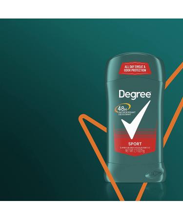 Degree Men Sport Antiperspirant Deodorant 2.7 oz - Pack of 6 | 48-Hour Sweat and Odor Protection - Buy Online on SooperMarket.com