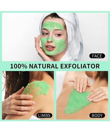 Organic Aloe Vera Facial Scrub | Exfoliating Face Wash for Acne | Brightening Exfoliator for Women & Men - Buy Online on SooperMarket.com