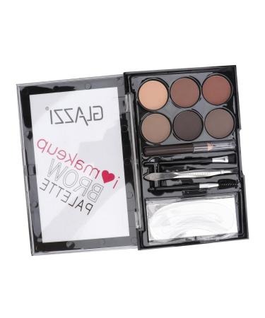 HAPINARY 1 Set Eyebrow Powder Set Beauty Cosmetics Pallet Matte and Abs