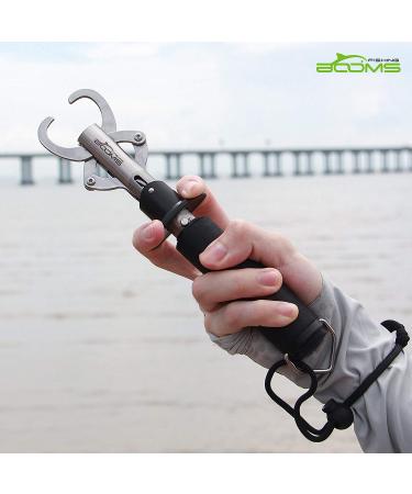 Booms Fishing G1 Fish Gripper with Built-in Scale - Securely Grip and Weigh Fish - 9.4 Largest Model - Buy Online on SooperMarket.com