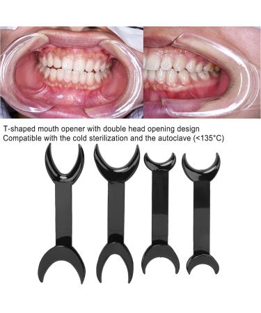 4-Piece Dental Cheek Holder Set | T-Shape Intraoral Lip Openers for Tooth Whitening | Mouth Opener & Tooth Holder - Buy Online on SooperMarket.com