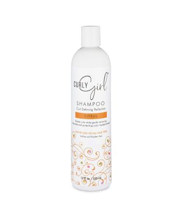 Curly Girl Curl Definition Shampoo (Sulfate Paraben Formaldehyde DEA MEA Free) Citrus 12 oz