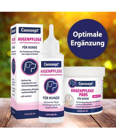 Canosept Eye Care for Dogs 120ml - Tear Stain Remover & Sensitive Eye Care Solution - Buy Online on SooperMarket.com